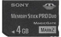 Sony Memory Stick Pro Duo Mark2 PSP 4 GB (MSMT4G-PSP)